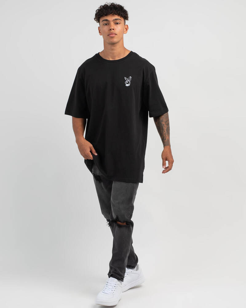 Playboy 3D Stacked T-Shirt for Mens