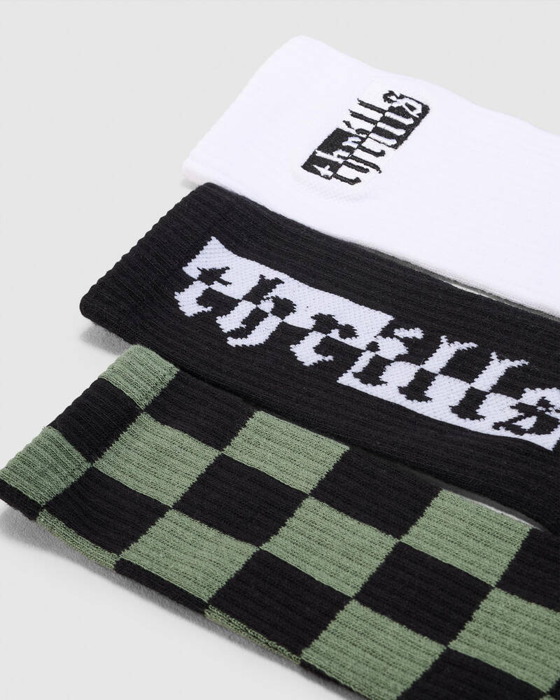 Thrills Excitement Excitement Socks 3 Pack for Mens