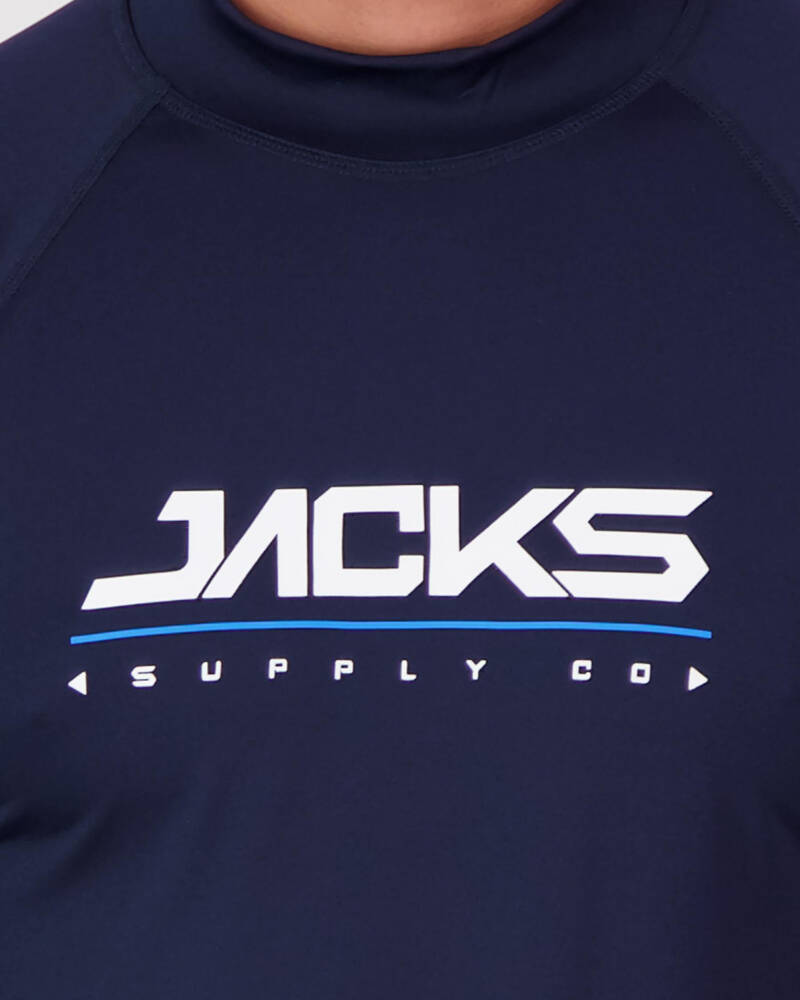 Jacks Channel Short Sleeve Rash Vest for Mens