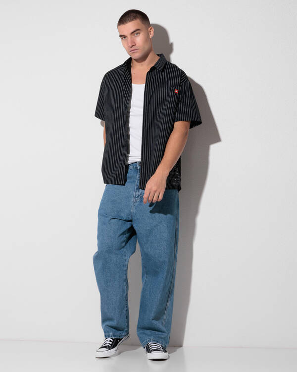 Quiksilver Altered Woven Short Sleeve Shirt for Mens