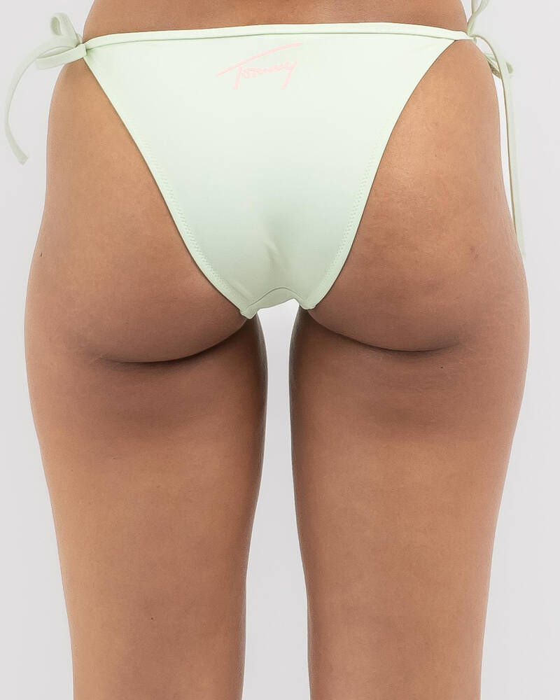 Tommy Hilfiger Cheeky String Tie Side Bikini Bottom for Womens