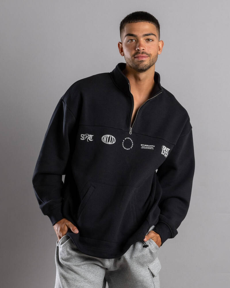 St. Goliath Intergrate 1/4 Zip Sweatshirt for Mens