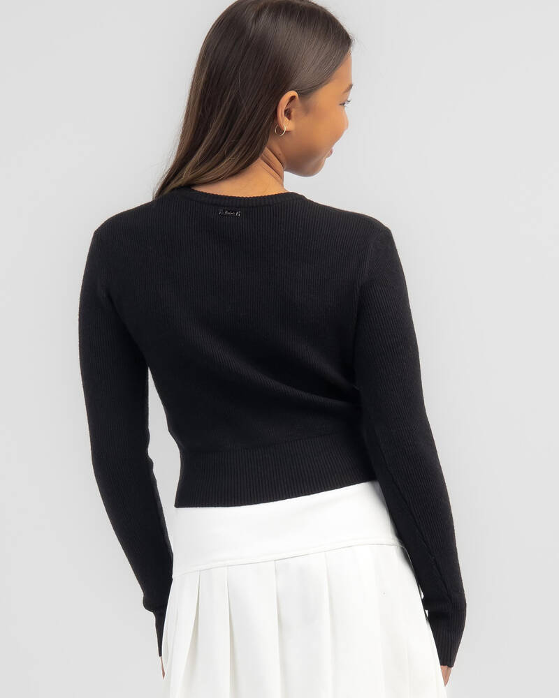 Mooloola Girls' Basic Crew Neck Knit Jumper for Womens