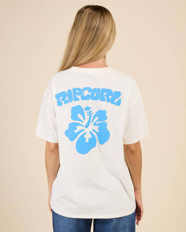 Rip Curl Hibiscus Puff Relaxed T-Shirt for Womens