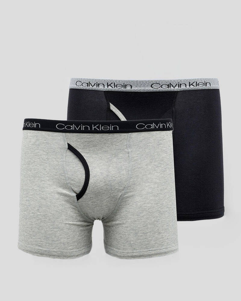 Calvin Klein Boys' Cotton Stretch Boxer Briefs 2 Pack for Mens