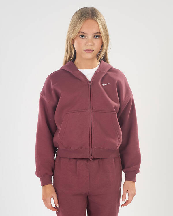Nike Girls' Studio Fleece Oversized Hoodie for Womens