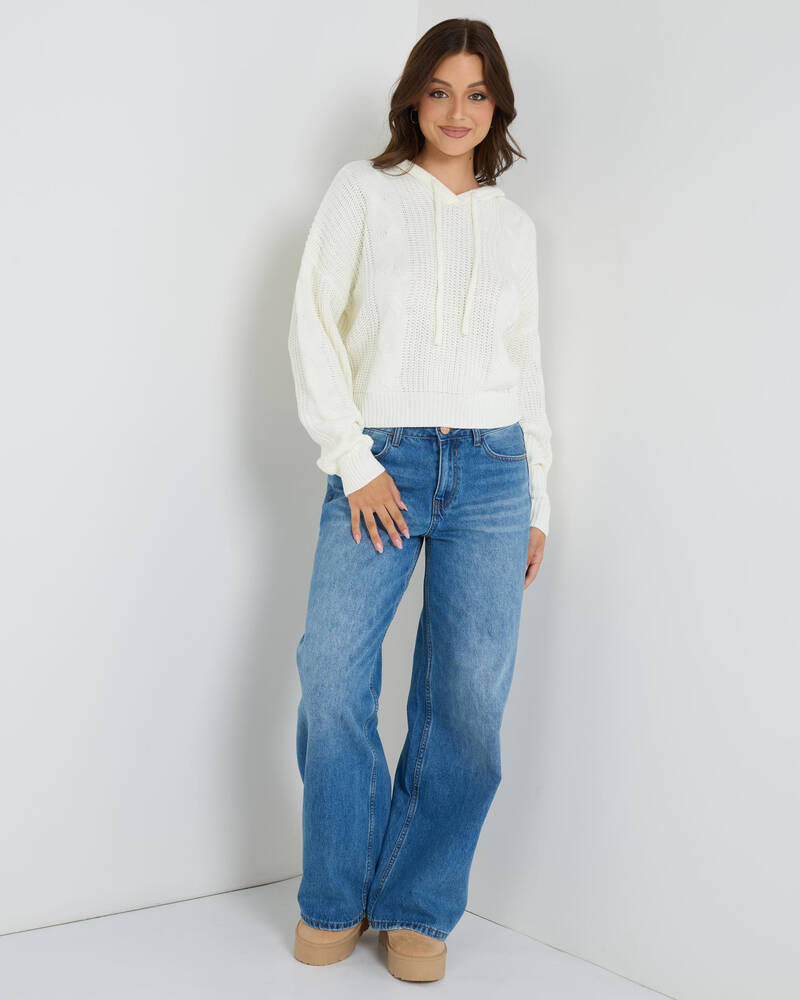 Ava And Ever Hermes Hooded Knit Jumper for Womens