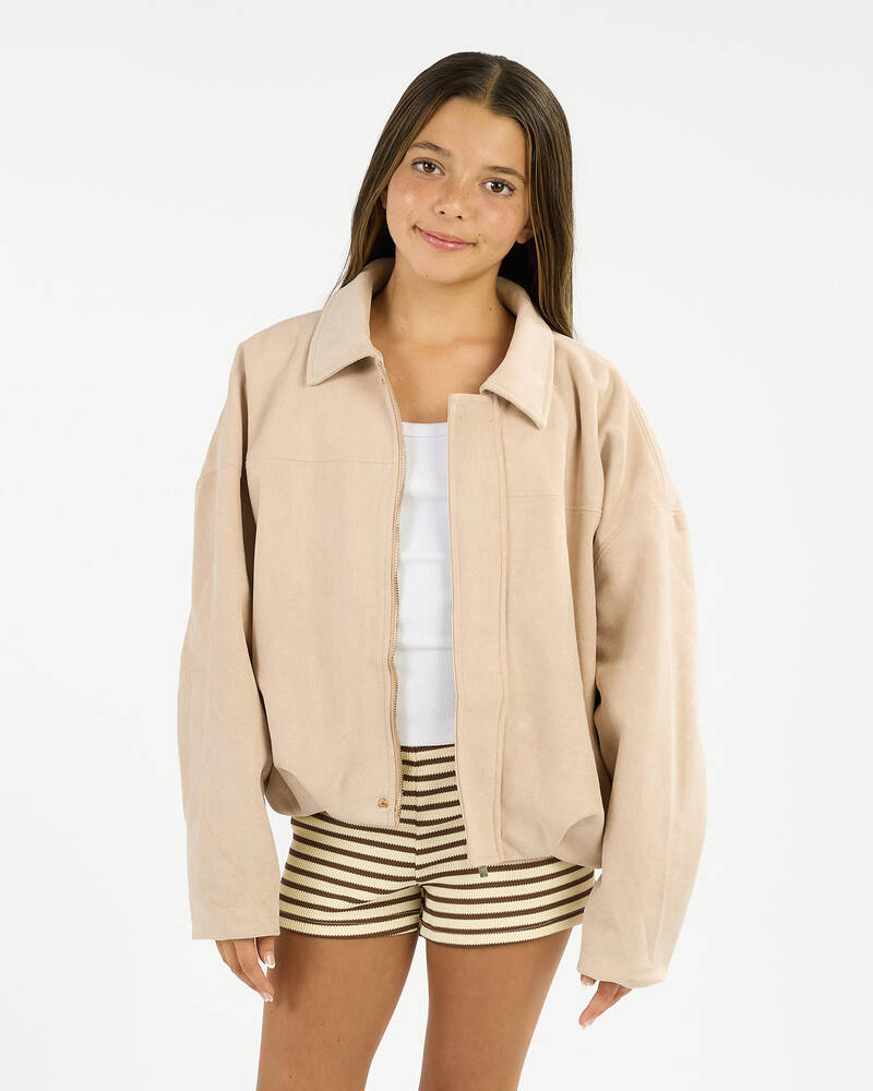 Ava And Ever Girls' Floyd Faux Suede Jacket for Womens
