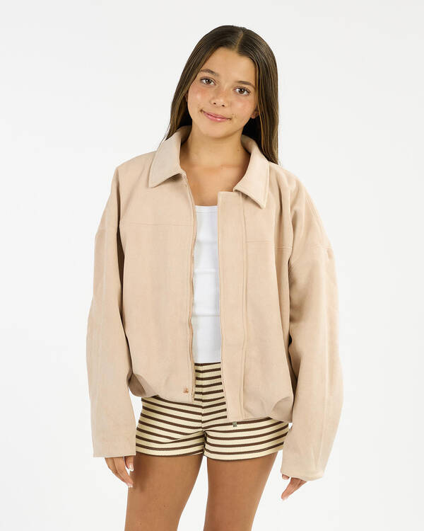 Ava And Ever Girls' Floyd Faux Suede Jacket for Womens