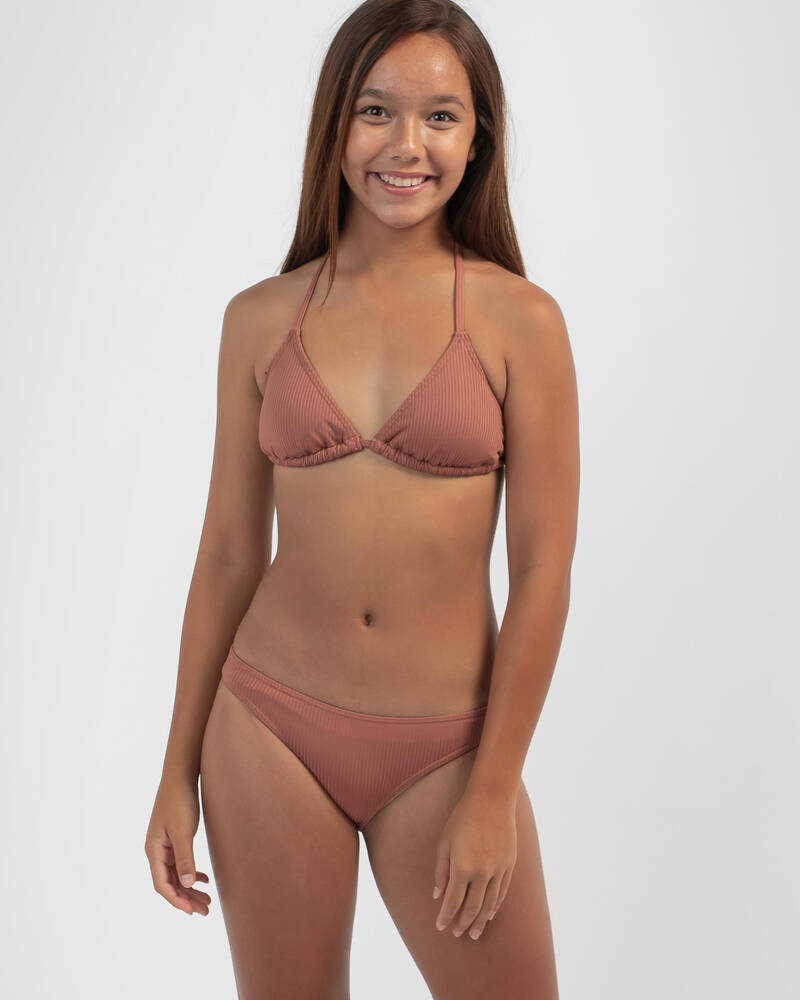 Topanga Girls' Alissia Rib Bikini Set for Womens
