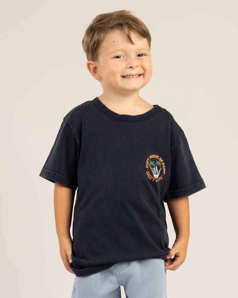 Salty Life Toddlers' Be Happy T-Shirt for Mens