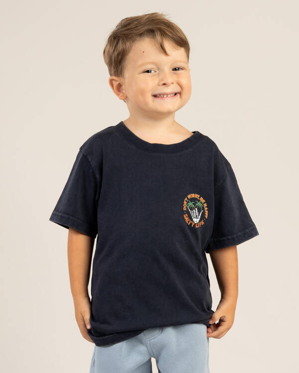 Salty Life Toddlers' Be Happy T-Shirt for Mens
