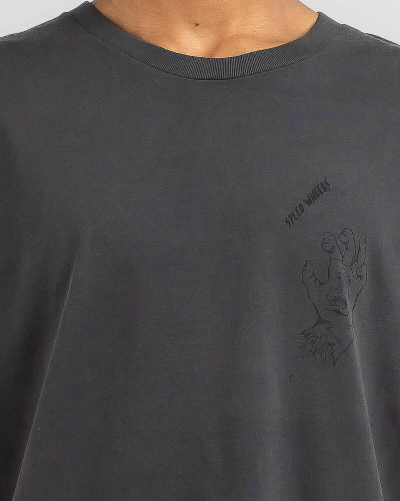 Santa Cruz Sketchy Hand T-Shirt for Mens