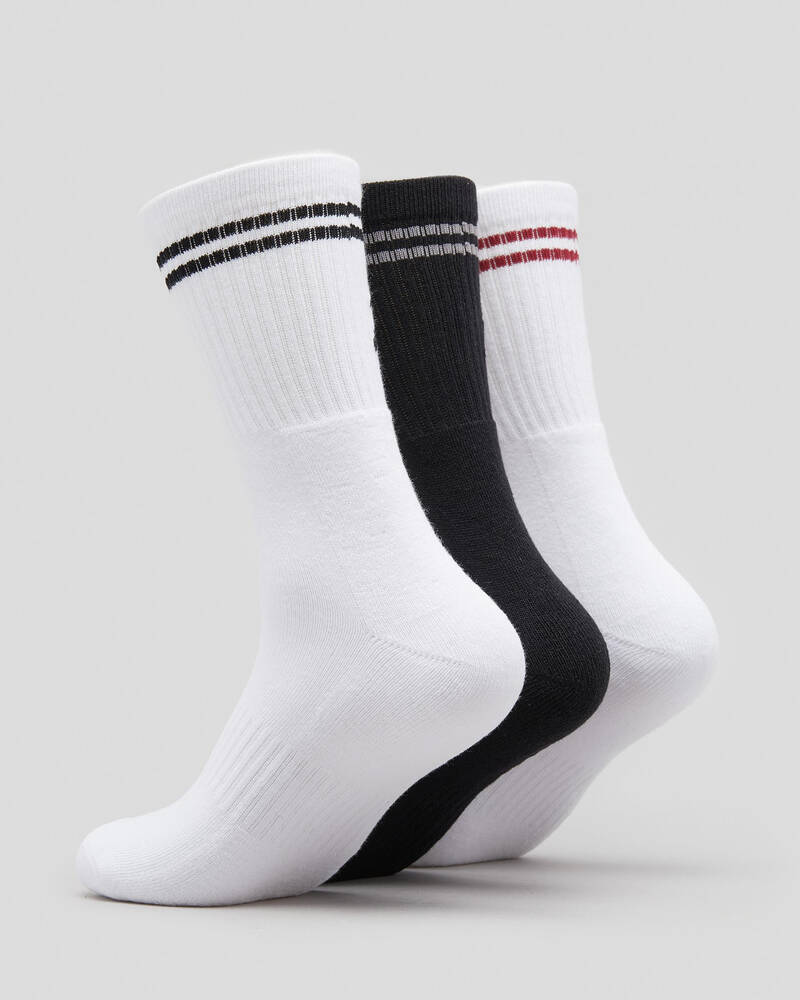 Rusty Core Mid Calf Socks 3 Pack for Mens