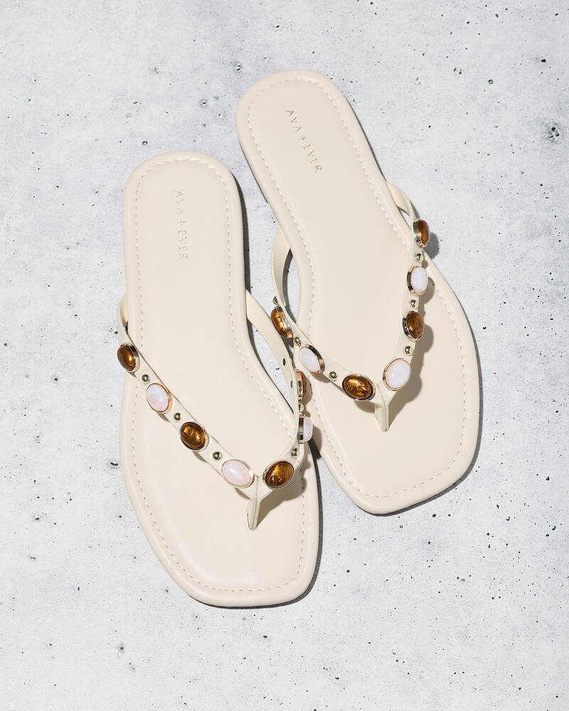 Ava And Ever Topaz Thong Sandals for Womens