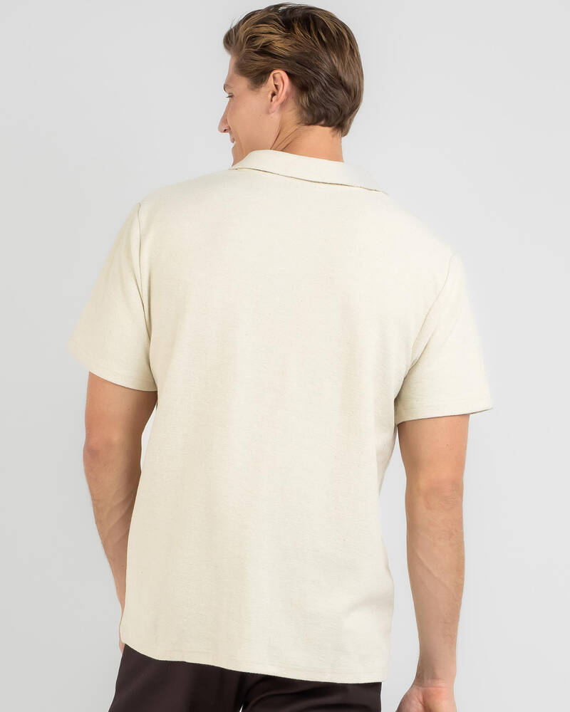 Rhythm Vintage Terry Short Sleeve Shirt for Mens