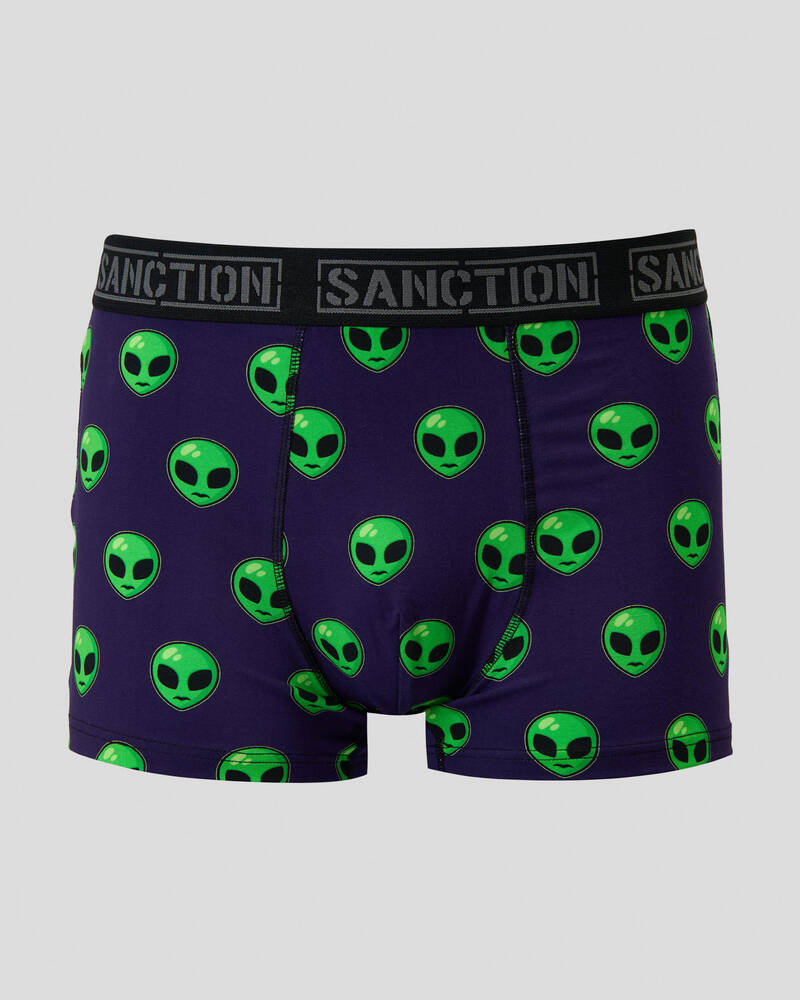 Sanction Boys' Aliens Fitted Boxer for Mens