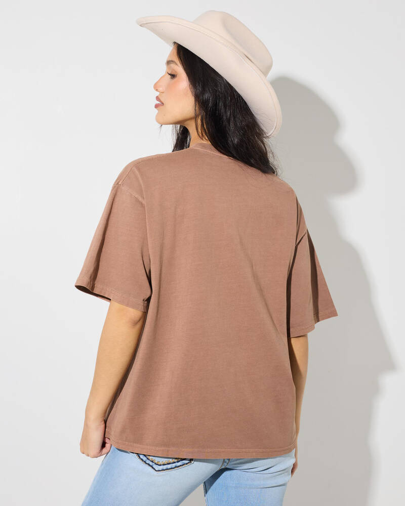 Ringers Western Running Herd Oversized T-Shirt for Womens