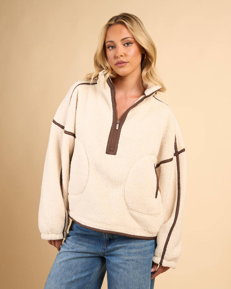 Mooloola Summit Quarter Zip Polar Fleece for Womens