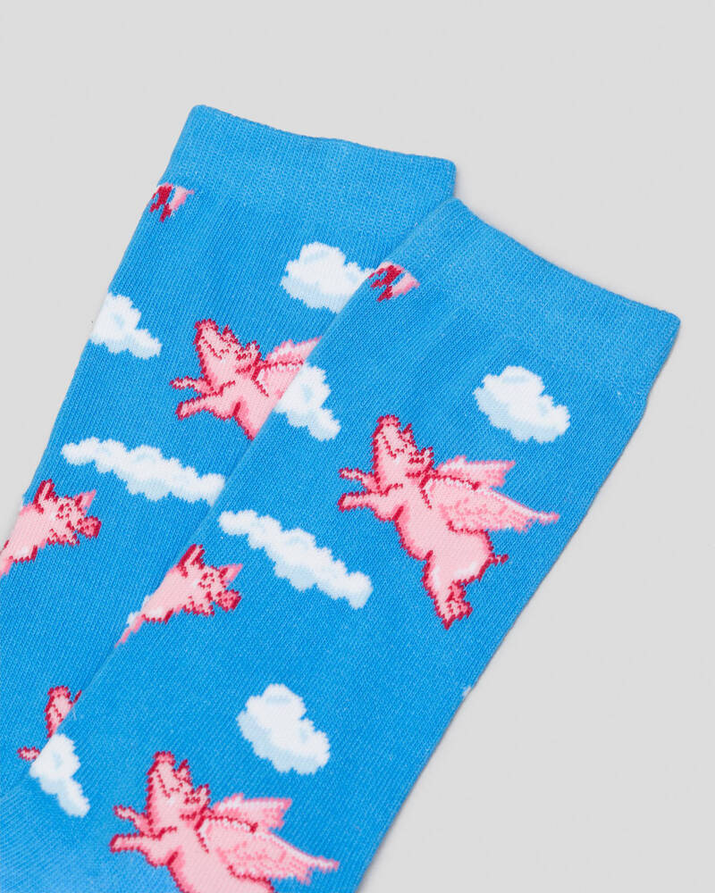 Lucid Flying Pig Socks for Mens