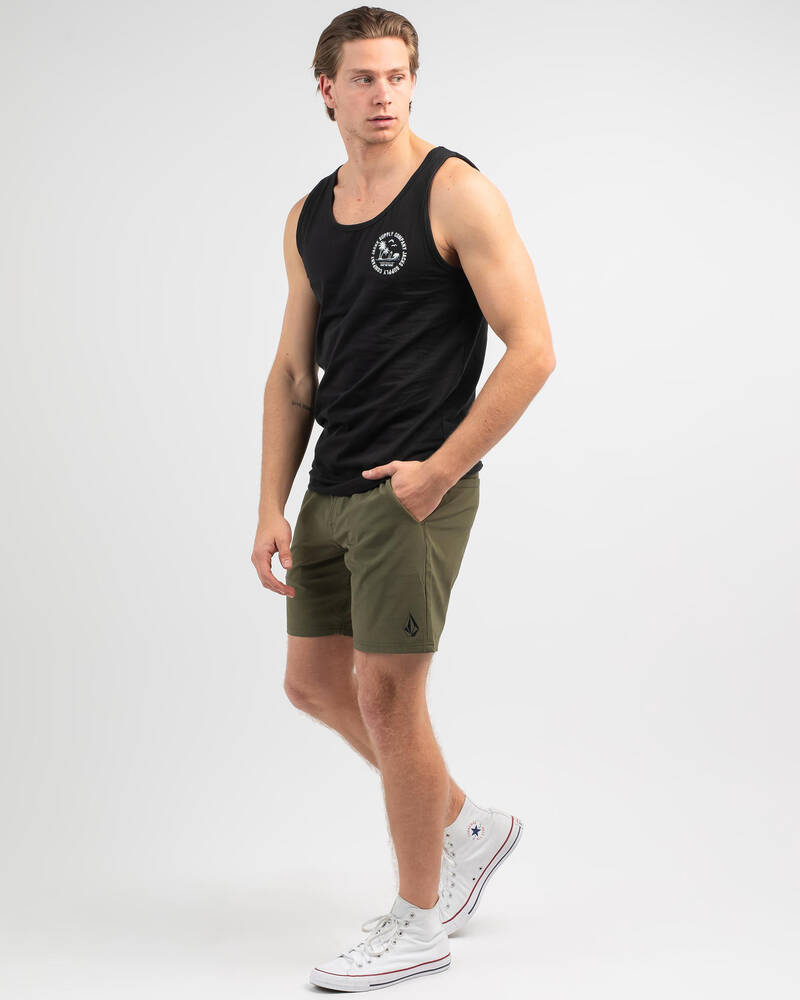 Volcom Understoned Hybrid Elastic Waist Shorts for Mens