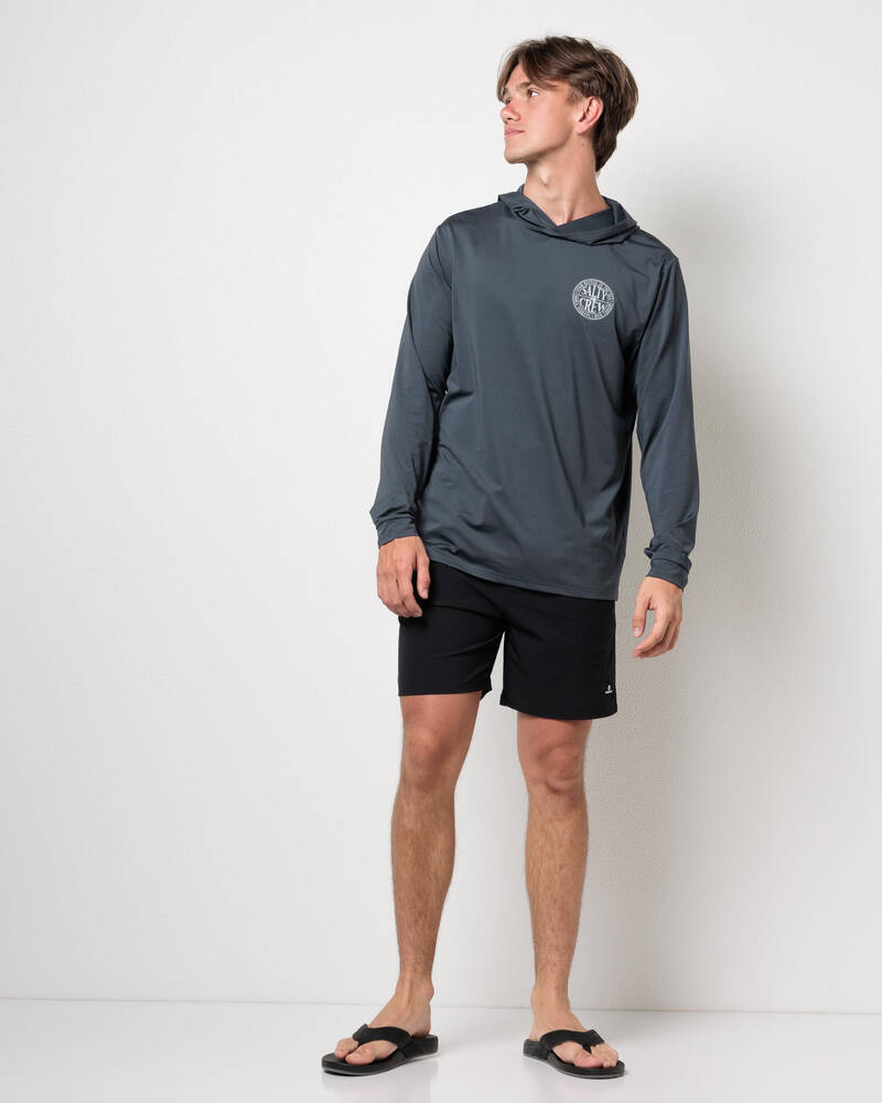 Salty Crew Global Hood Sunshirt for Mens
