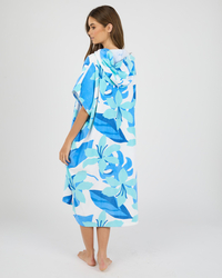 Topanga Hibis Hooded Towel for Womens image number null