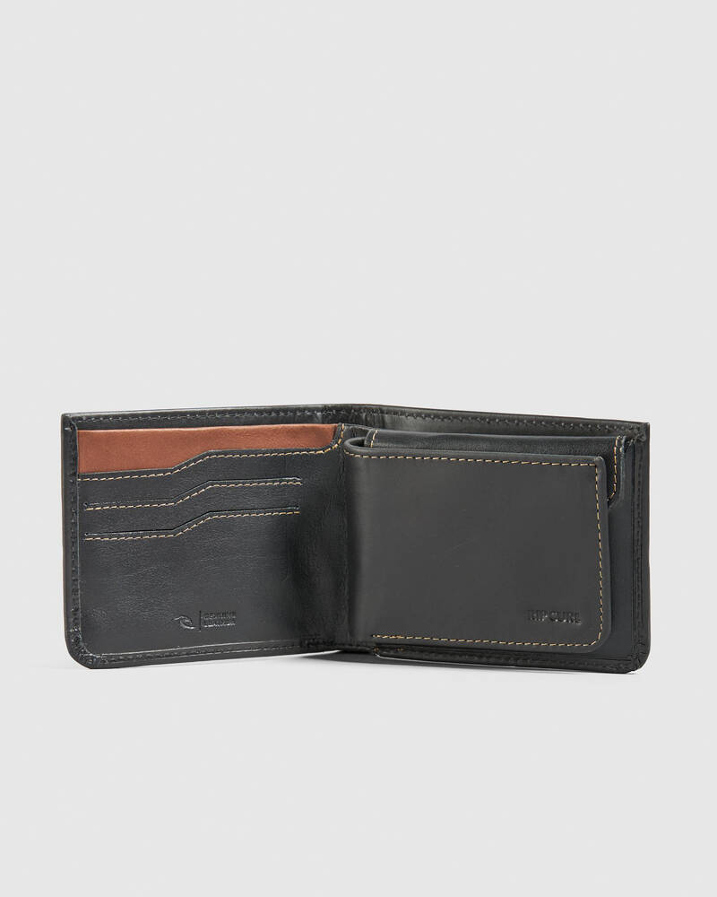 Rip Curl Surf Revival RFID 2 In 1 Leather Wallet for Mens