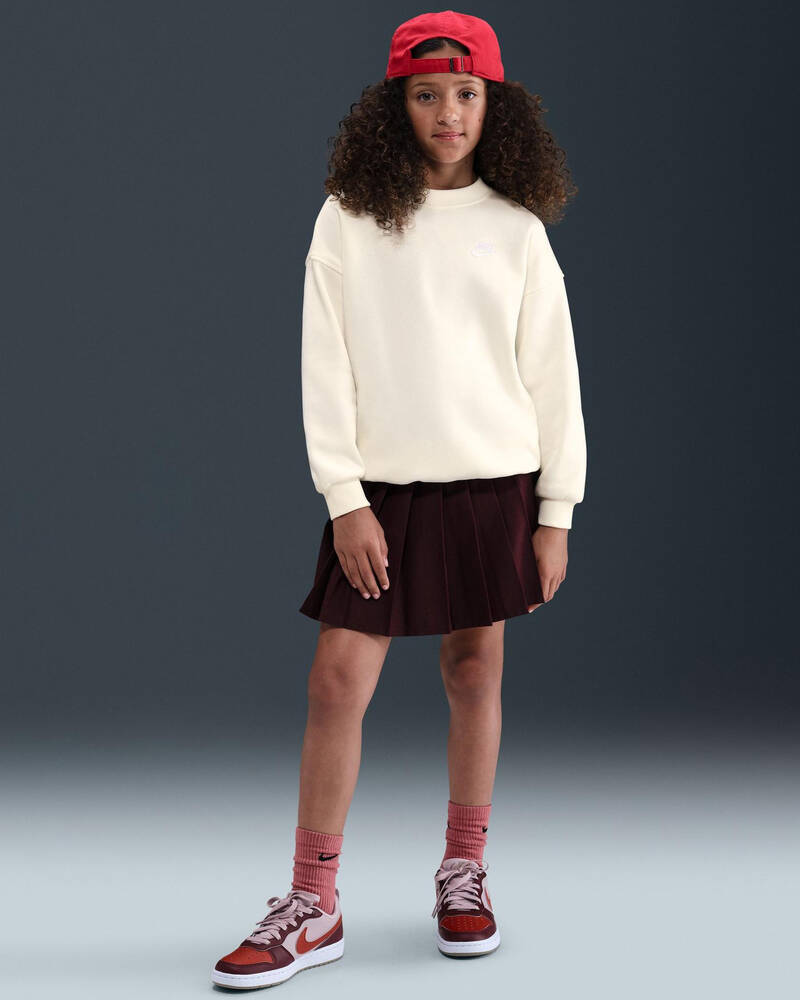 Nike Girls' Oversized Crew Sweater for Womens