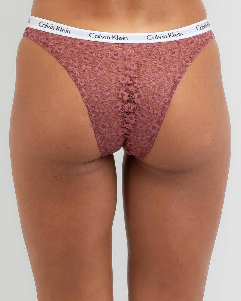 Calvin Klein Carousel Lace Brazilian Brief for Womens