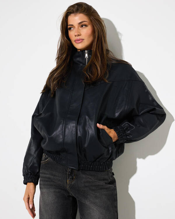 Avenue Faux Leather Jacket