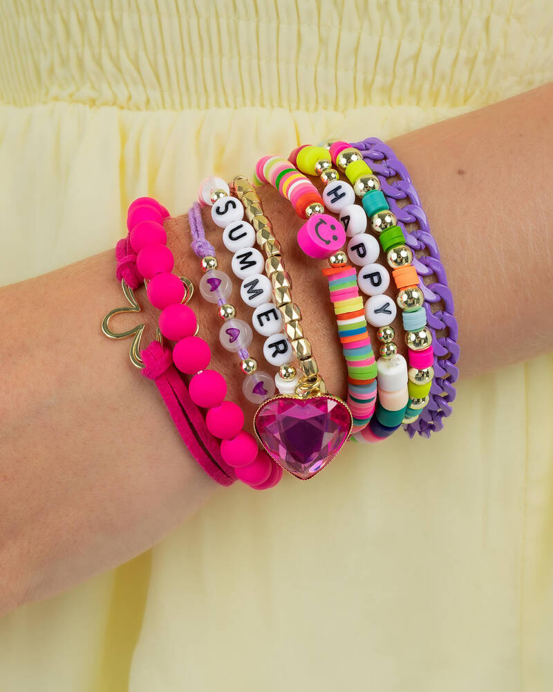 Karyn In LA Happy Summer Wristband Pack for Womens