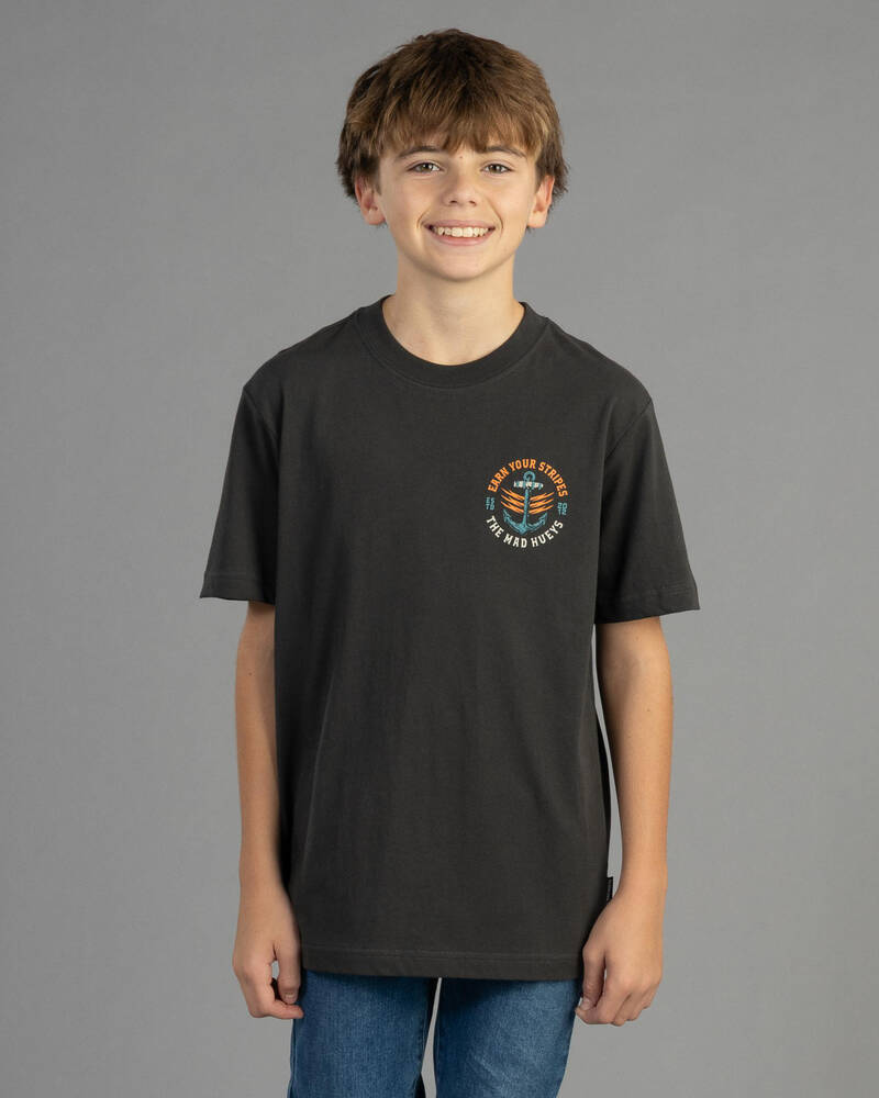 The Mad Hueys Boys' Earn Your Stripes T-Shirt for Mens