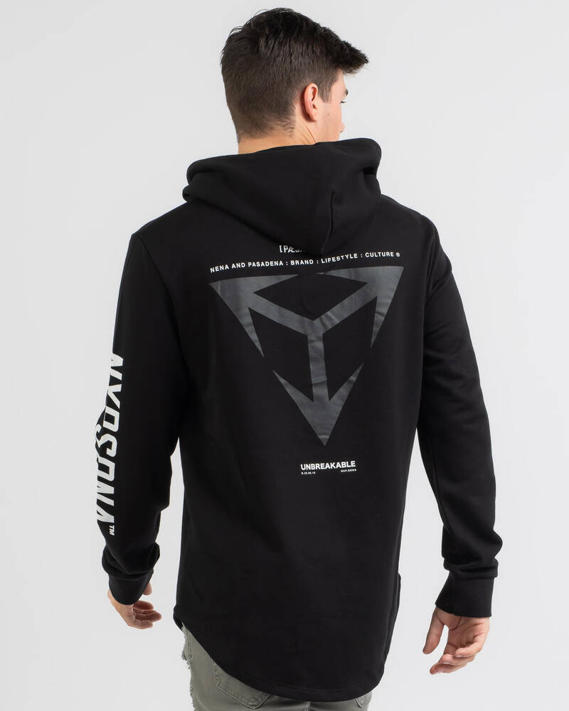 Nena & Pasadena Transmission Dual Curved Hoodie for Mens