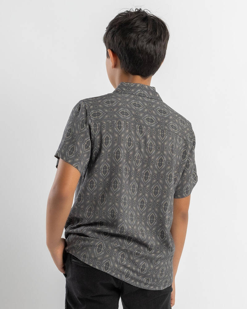 Skylark Boys' Manuscript Short Sleeve Shirt for Mens