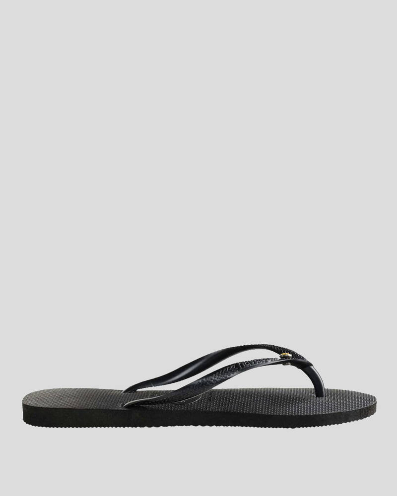 Havaianas Slim Coloured Crystal Thongs for Womens
