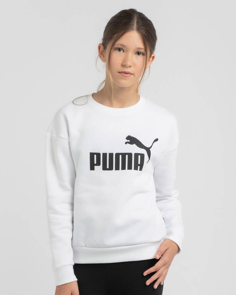 Puma Girls' Essential Logo Sweatshirt for Womens
