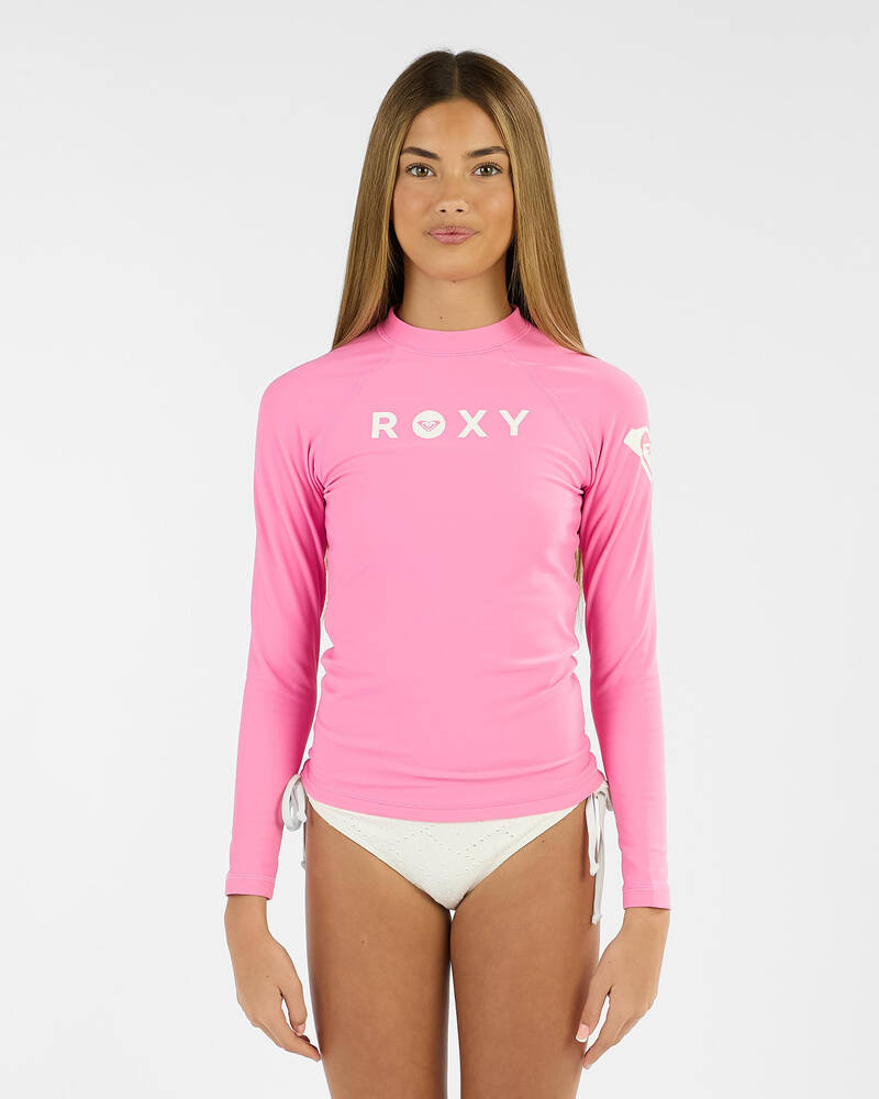 Roxy Girls' Heater Long Sleeve Rash Vest for Womens