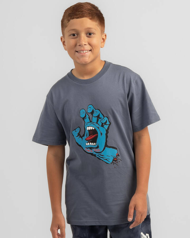 Santa Cruz Boys' Screaming Hand Front T-Shirt for Mens