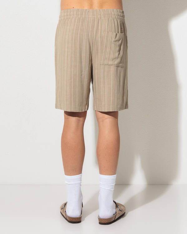 Lucid Offline Elastic Waist Shorts for Mens