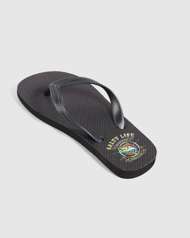 Salty Life Boys' Fishing Club Thongs for Mens