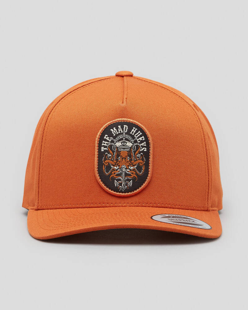 The Mad Hueys Tentacle Tins Twill Snapback Cap for Mens