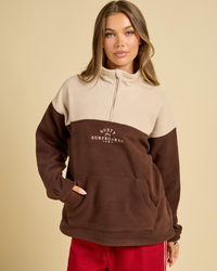 Rusty Central Division Quarter Zip Polar Fleece for Womens image number null