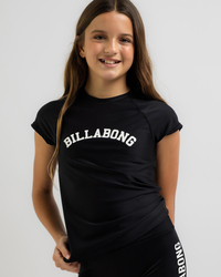 Billabong Girls' Daylight Short Sleeve Rash Vest for Womens image number null