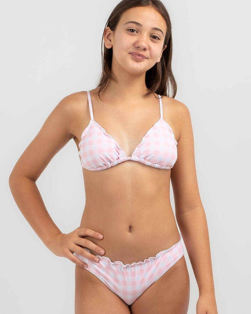 Kaiami Girls' Barbara Triangle Bikini Set for Womens