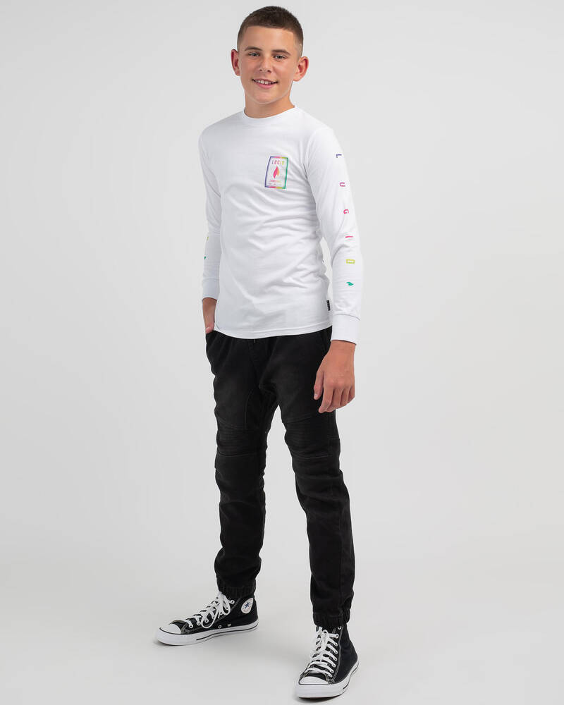 Lucid Boys' Youth Long Sleeve T-Shirt for Mens
