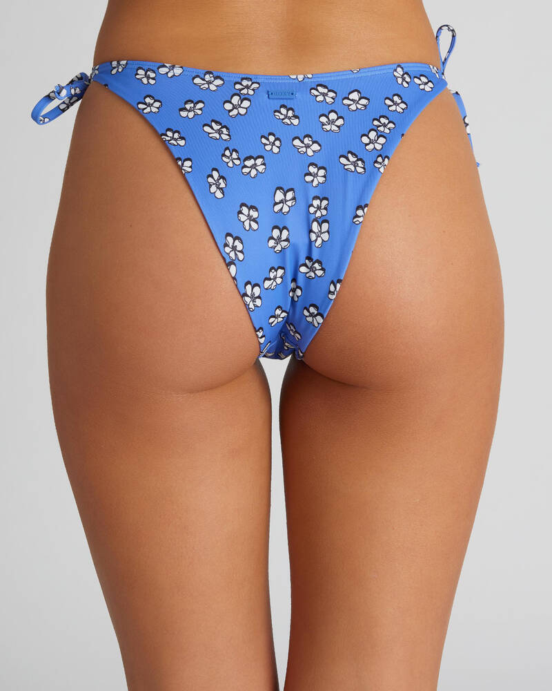 Roxy Dancing Dots Cheeky Tie Side Bikini Bottom for Womens