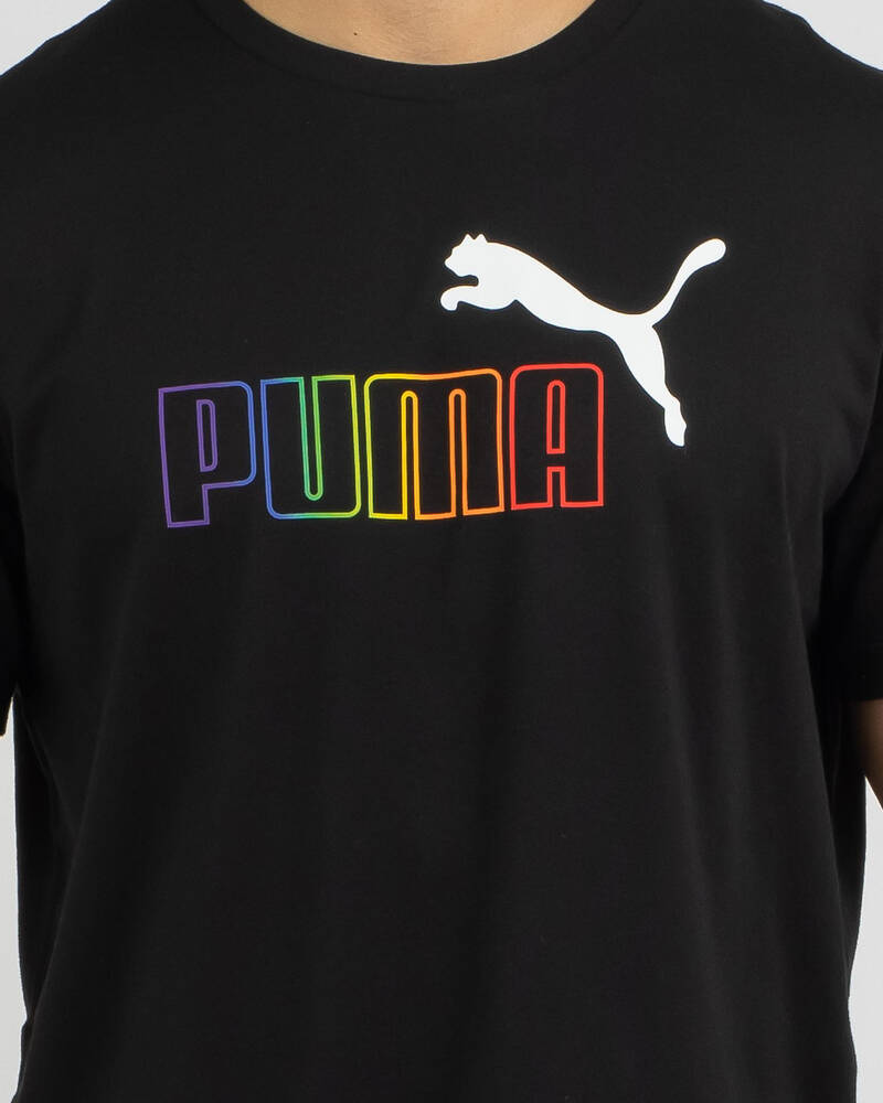 Puma ESS+ Rainbow T-Shirt for Mens
