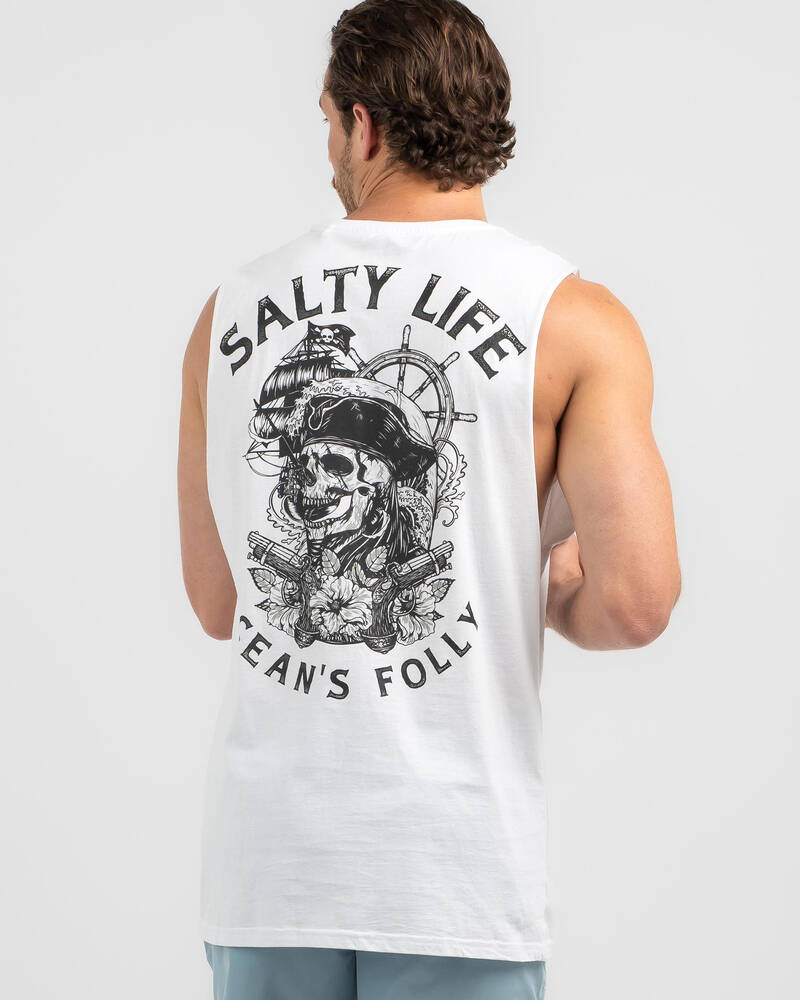 Salty Life Sea Tales Muscle Tank for Mens