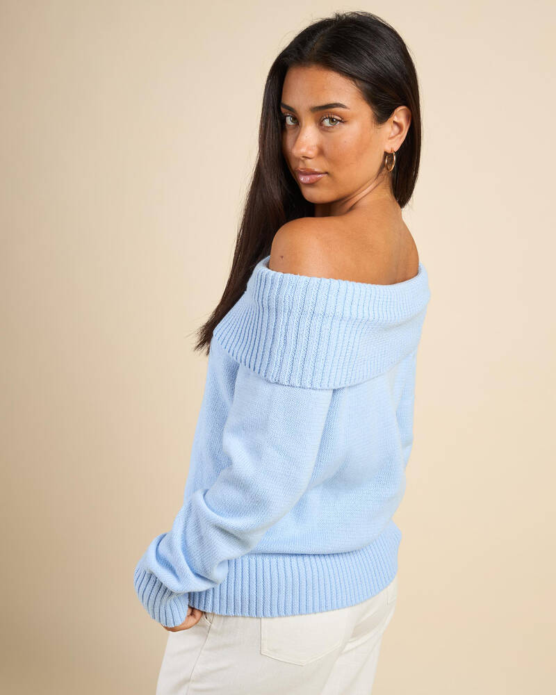 Ava And Ever Veriti Off Shoulder Knit Jumper for Womens